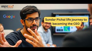 Sundar Pichais life journey to becoming the CEO  Ai generated movie [upl. by Yllime]