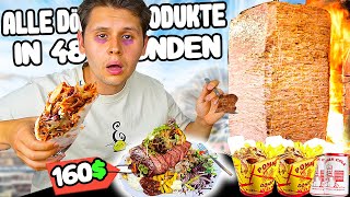 Ich ESSE ALLE DÖNERPRODUKTE in 48 STUNDEN🥙😰MIT TEUERSTER DÖNERTELLER DEUTSCHLANDS💰 [upl. by Andel214]