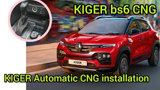 KIGER Automatic bs6 CNG installation KIGER bs6 CNG installation cng KIGER Automatic rahul cng [upl. by Ueihttam765]