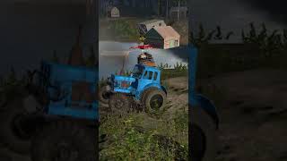 Rescue of UAZ from a flooded village [upl. by Eisak698]