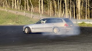 E46 Drift Wagon HATES The Dry The Most Ive Ever Struggled Driving [upl. by Palgrave]