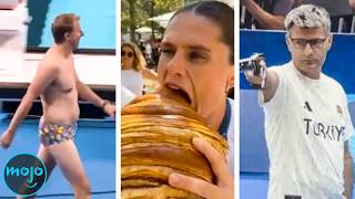 Top 10 Hilarious Viral Moments from the Paris Olympics 2024 [upl. by Eneloj]