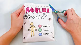 🌟DIY PAPEL  ROBLOX BOLSA SORPRESA Edición Princesas 🌟 [upl. by Laeynad695]