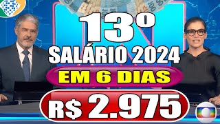 INSS Libera 1ª Parcela do 13º Salário para Aposentados  Calendário 2024 com Datas e Valores [upl. by Jemimah]