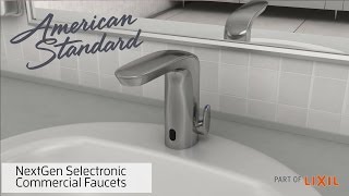 NextGen Selectronic Commercial Faucets  American Standard [upl. by Netsirhk]