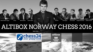 Round 7  Altibox Norway Chess [upl. by Atiuqrahs]