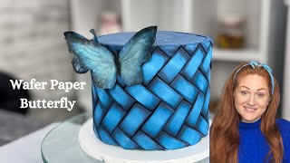 Wafer Paper Butterfly Wafer Paper Art [upl. by Holmen]