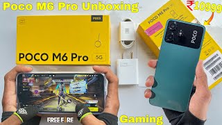 Poco M6 Pro 5g unboxing all features and gaming test [upl. by Olim454]