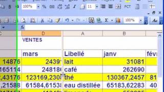 en un seul clic fractionner une feuille excel [upl. by Buck]