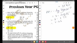 Ionic Equilibrium mcq most important questions previous year questions ionicequilibrium [upl. by Cahn276]