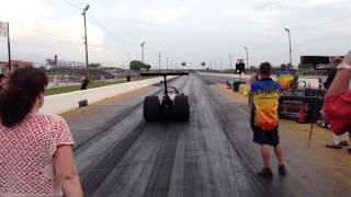 Don Garlits Electric Dragster attempt at 200mph Chute Failure [upl. by Sesmar]