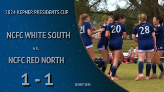 Kepner Presidents State Cup NCFC White South vs NCFC Red North  11102024 [upl. by Tallbott267]