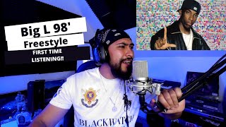 Big L 98 FREESTYLE REACTION FIRST TIME LISTENING TO Big L [upl. by Dobb]