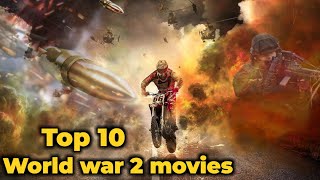 Top 10 World war II movies top 10 world war 2 movies in hindi dubbed  but review [upl. by Notle540]