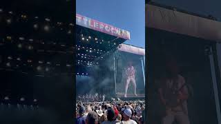 Performing Wordless Chorus with My Morning Jacket at Bottlerock in Napa marchingband [upl. by Ennaillij]