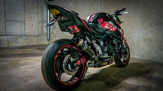 Suzuki GSR 750 Scorpion RP1 GP Exhaust Sound [upl. by Amehsat]