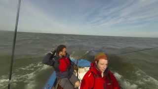 GP14 Sailing rountrip from WellsNextTheSea to Blakeney Norfolk [upl. by Auqinihs]