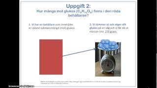 Beräkna substansmängd molmassa och massa ny version [upl. by Yesdnyl]