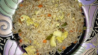 RESTAURANT STYLE EGG FRIED RICE RECIPE khourakmaina [upl. by Gelasias]