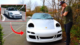 REBUILDING MY WRECKED PORSCHE 986 BOXSTER  997 CONVERSION [upl. by Beret212]