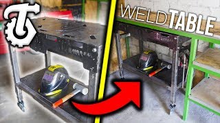 How To Build a Workshop Table and welding Table  DIY [upl. by Elysia768]