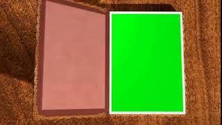 Chroma Effect Animated Book Opening Green Screen Effect [upl. by Toney718]