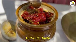 Traditional Banarasi mirch ka achar  stuffed red chilli pickle [upl. by Itsyrc]