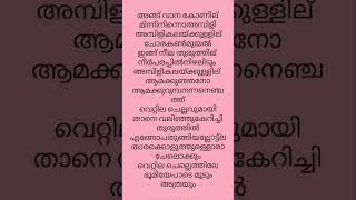 Angu vaana konilu arm song lyrics Malayalam trending surabhilakshmi tovinothomas arm [upl. by Keven456]