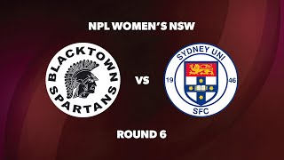 NPL Womens NSW Round 6 Blacktown Spartans FC v Sydney University SFC [upl. by Kyd]