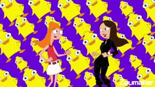 Phineas e Ferb  Música Tema do Patinho Momo Versão de Candace e Vanessa HD BR [upl. by Vasileior325]