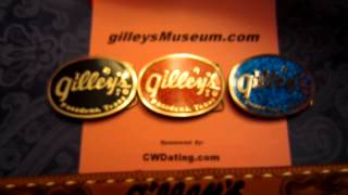 Gilleys Rare Vintage Buckles GilleysMuseumcom collection 102512MOV [upl. by Semadar]