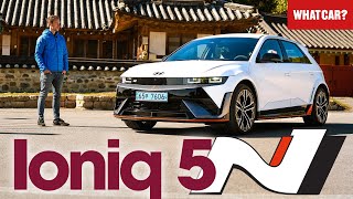 NEW Hyundai Ioniq 5 N review – FINALLY a great hot hatch EV  What Car [upl. by Ellak]