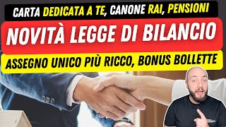 📣 Legge di Bilancio 2024 novità aumenti per famiglie e non solo [upl. by Anahcar186]