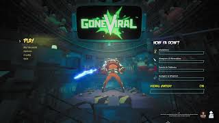 Gone Viral Title Screen PC [upl. by Eeralih]