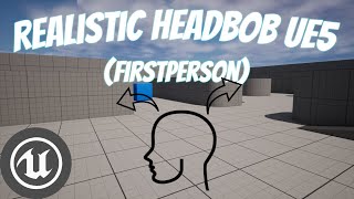 Make a Realistic Head Bobbing Effect in UE5 First Person [upl. by Ytissahc]