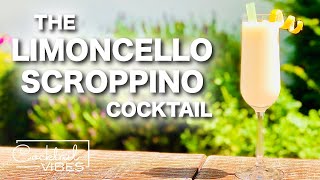 How To Make a LIMONCELLO SCROPPINO  1Minute Cocktail Recipes [upl. by Nissensohn]