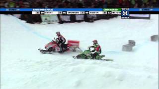 Winter X Games 15  Tucker Hibbert Wins Gold Medal in Snocross [upl. by Eimoan175]