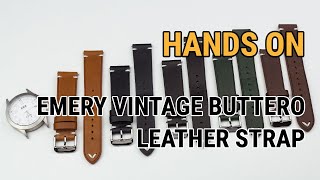 Product Showcase Video Emery Vintage Buttero Leather Strap [upl. by Arathorn]