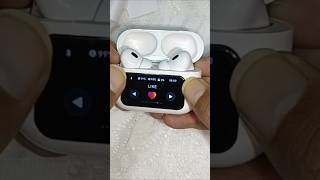 AirPods Pro A9 2nd generation with LED touch screen display airpods gadgets bluetooth [upl. by Ilamad239]