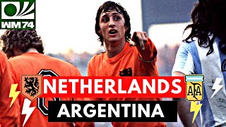 Netherlands vs Argentina 40 All Goals amp Highlights  1974 World Cup [upl. by Lexine]