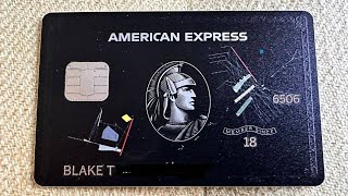 American Express Centurion Black Card with Exclusive Luxury Credit Card Benefits🔥🔥🔥 [upl. by Chick92]