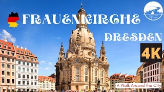 Dresden Frauenkirche walking tour in 2023 in 4k 60fps 🇩🇪 [upl. by Nishi117]