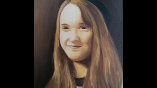 Sfumato Technique on Child Portraiture in Oil Part 1 Underpainting and First Glaze [upl. by Schlicher]