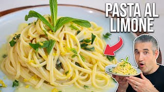 How to Make PASTA al LIMONE Like an Italian Lemon Pasta Recipe [upl. by Milson]