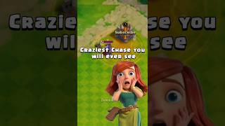 Craziest Chase you will ever see 🤯 ● Clash of Clans coc shorts clashofclans [upl. by Aytac]