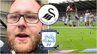 Swansea City 30 Preston North End  WHAT A PERFORMANCE  Match Vlog 124 [upl. by Eneleahcim]