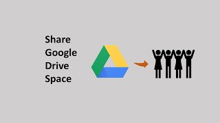 How to share google drive storage with family or other people [upl. by Auqenes]