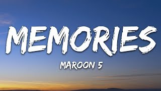 Maroon 5  Memories Lyrics [upl. by Seyer]