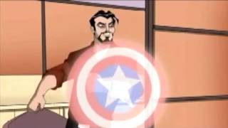 Avengers Earths Mightiest Heroes  Tony Wants to Test Caps New Shield [upl. by Jacinto]