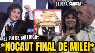 Bullrich TIRÓ LA TOALLA CON MILEI y sumó a Larreta en un rol clave LLORA CANOSA [upl. by Hersch351]